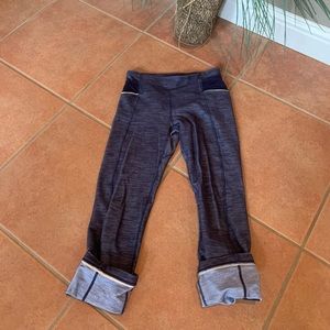Lululemon Distressed Denim Capris Size 4